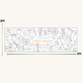 Custom First Rodeo Giant Coloring Banner