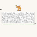 Mermaid Theme Giant Coloring Banner