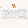 Montana animals giant coloring banner kids party activity
