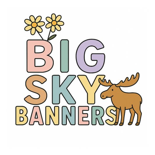 Create Your Own 4 foot or 6 foot Custom Banner