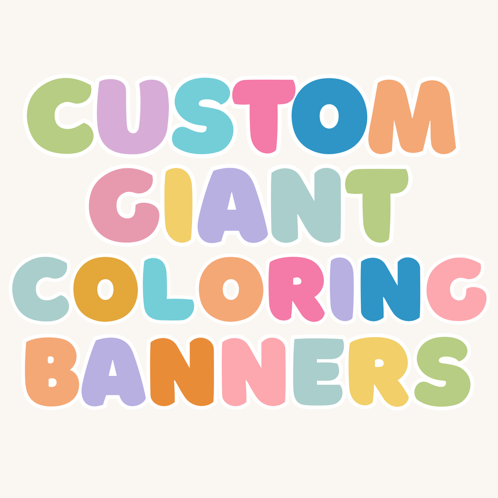 Create Your Own Giant Coloring Banner